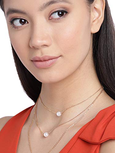 Layered Contemporary Brass Chain For Women