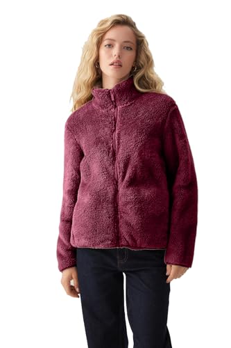 Image of ColorChakra Womens sherpa fur jacket for women superwarm leight weight fabric Plus size sweatshirt M to 5XL