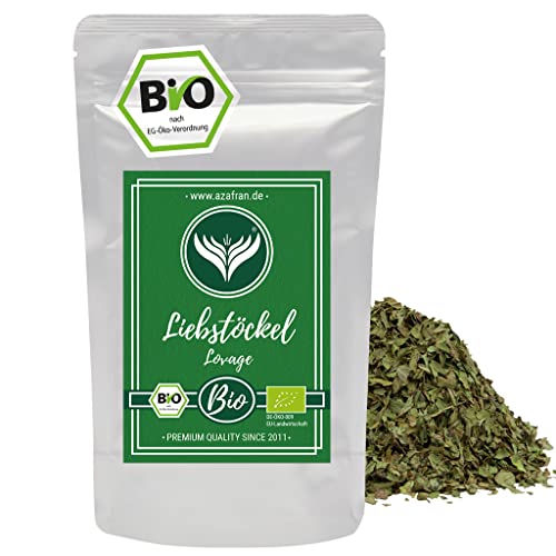 Azafran BIO Liebstöckel (Maggikraut) Gewürz getrocknet und gerebelt - natürlicher Salzersatz 250g