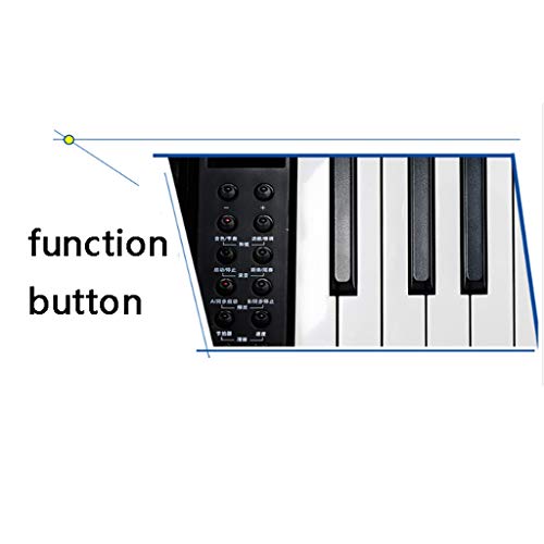 yankai 88 Kit Clavier Piano Écouteurs Clés Stand Clavier Piano Électrique, Piano Numérique À Marteau, Couvercle… - Les Beatles, Paul McCartney, John Lennon, RIngo Starr, George Harrison yankai 88 Kit Clavier Piano Écouteurs Clés Stand Clavier Piano Électrique, Piano Numérique À Marteau, Couvercle… – Image 5
