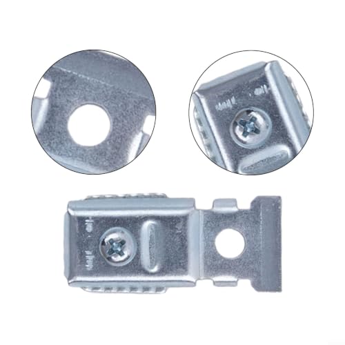 Kit de herrajes para puerta bifold de 18 piezas con rueda guía superior, pivotes y soportes para puertas de clóset plegables de hasta 50 lbs miniatura 5