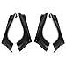 HECASA Bucket Seat Aprons Compatible with 1969-1972 Chevrolet Chevelle/Malibu/El Camino/Nova/Impala/Caprice/Bel Air/Pontiac GTO GM Cars Seat Backs Side Kit 2PC PP Plastic Black