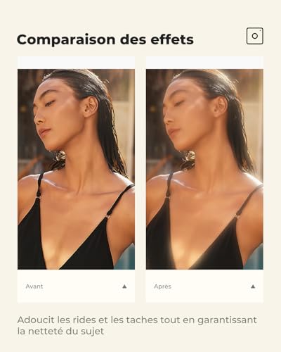 Filtre Black Diffusion 52mm corrige l'image numérique trop nette et réduit les défauts