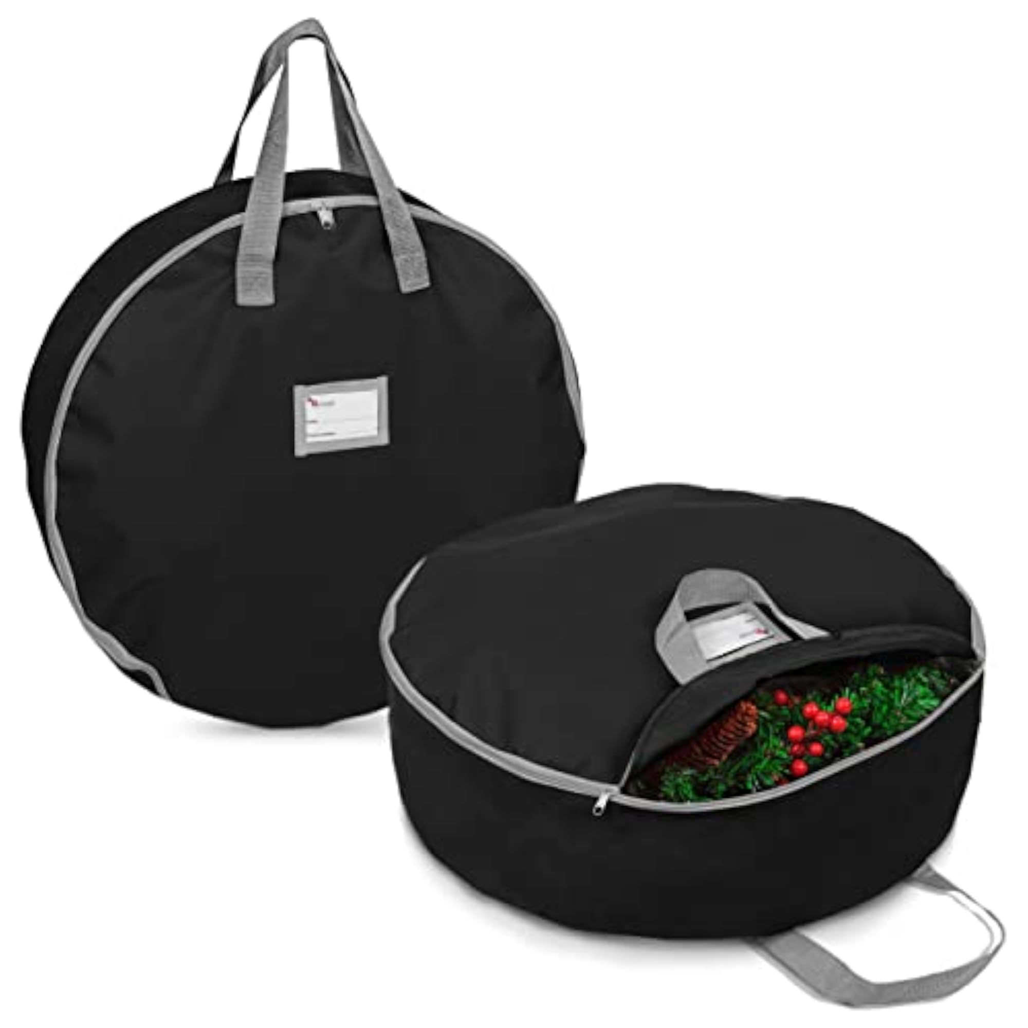 Christmas Wreath Storage Bag 36" - 2 Pack Artificial Wreath Container