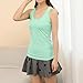 Akklian Women's Tank Top Cotton Base Layer Soft Breathable Lightweight Undershirt Solid Racerback Basic Tee Shirts Outdoor Mint Green