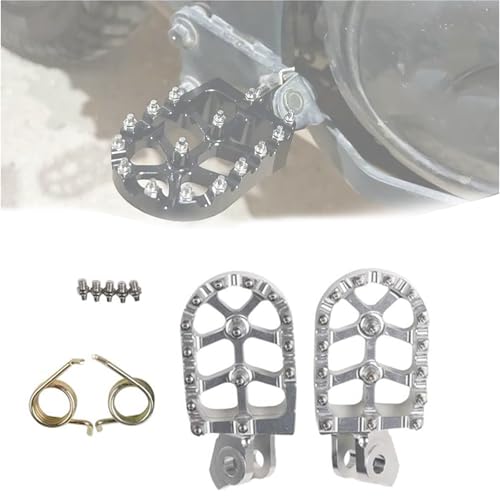 Repose-pieds avant pour Suzuki RMZ450 2008-2018 repose pieds moto alu silver