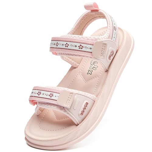 WUIWUIYU Boys Girls Sandals Summer Outdoor Athletic Kids Sport Water Open-toe Strap Shoes