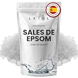 Sales de Epsom para Baño y Pies – Relajación Muscular y Detox con Magnesio – Sal de Epsom Grado Premium - Ideal para Aromaterapia, Spa Casero y Alivio del Estrés