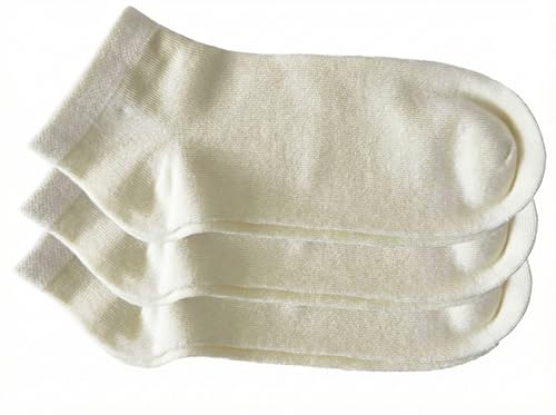 Image of Rambutan Comfort Seam Bamboo Ankle Socks - Soft Socks for School & Daily Wear, Youth & Adult Sizes (3 Pack)