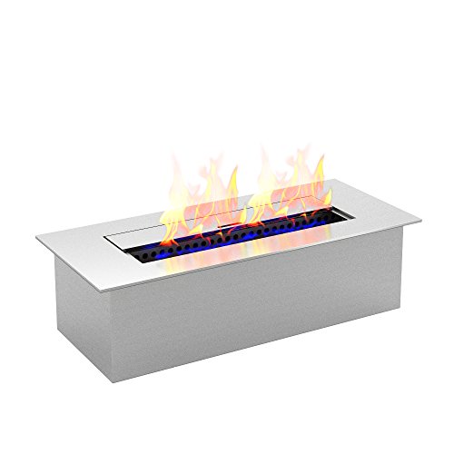 Regal Flame Slim 12 Inch Bio Ethanol Fireplace Burner Insert 1.5 Liter. All Types of Indoor, Gas Inserts, Ventless & Vent Free, Electric, or Outdoor Fireplaces & Fire Pits.
