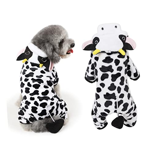 Disfraz de vaca para perros talla XS