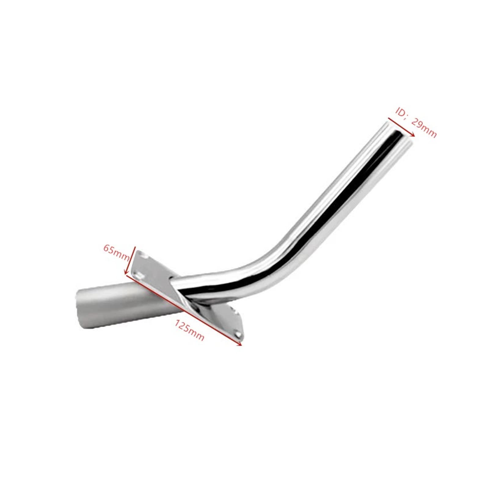 Łódź uchwyt wędkarski Holder Outrigger Stainless Steel Rod pod pokład z bazą Łatwy montaż