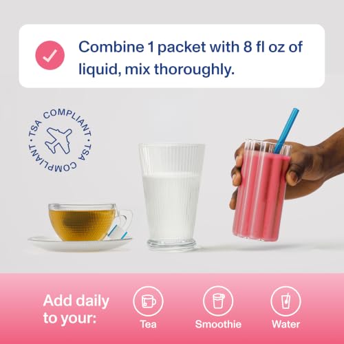 Image of Vital Proteins Collagen Peptides Powder, Strawberry Lemonade Flavor, 20 Ct | 10g Collagen Per Packet, Supports Hair Skin & Nails, Travel-Friendly Stick Packs, Strawberry Lemonade Flavor, 20 Servings
