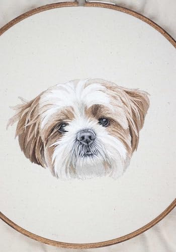 Image of Pet Portrait Embroidery: Lovingly Stitch Your Dog or Cat; A Modern Guide to Thread Painting
