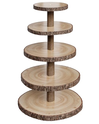 SANYOUNG Wood Cupcake Stand