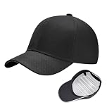 Safety Cap Hard Insert - Baseball Bump Hat Liner, Protective Inner Shell Cover | Ventilated Anti Head Protection Layer with Comfort Cushioning for Cycling Industrial Work, Deluxe Vented Bump Ca