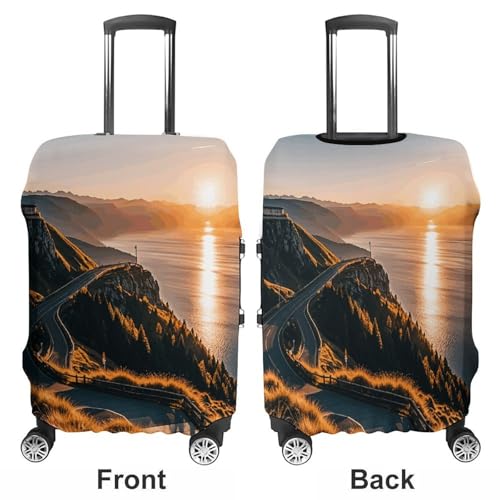 Travel Luggage Cover Elastic Suitcase Protector Anti-Scratch Washable Shining Overlook Luggage Sleeve Tsa Approved Carry on Covers Baggage Cover Fits 18-32 Inch Luggages3