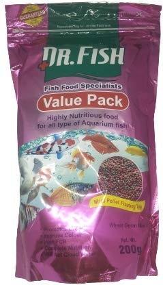 Dr.Fish Food Value Pack Fish Food for Health & Fast Growth_(200 Grams)
