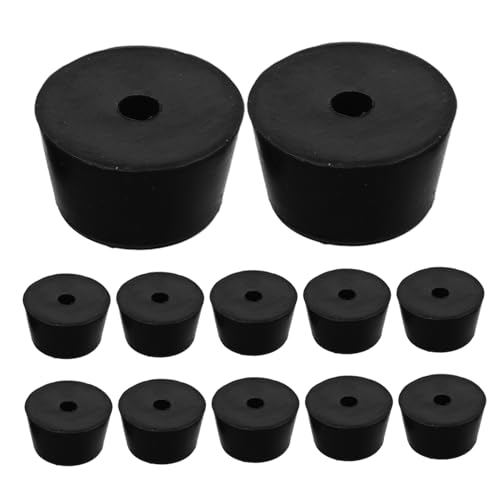 Housoutil 50pcs Silicone Anti Vibration Pads Furniture Leg Floor Protectors Anti Slip Shock Absorption for Chairs Tables Washers