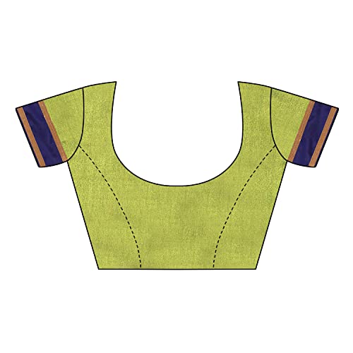 Image of VJ Fashion Women Cotton Silk Saree With Blouse Piece freesize