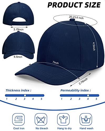 Image of Foaincore 36 Pack Blank Baseball Cap Bulk Adjustable Back Strap Sublimation Hats Plain Unisex Trucker Hat for Men Women