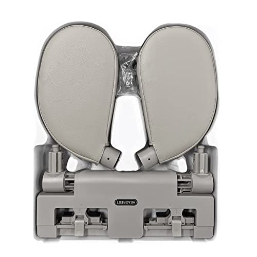 車載 ネックピロー 車 ヘッドレスト 高反発 クッション 枕 車用首枕 車用 サイド FJ5453-grey