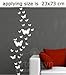 Butterfly Mirror Wall Stickers Acrylic Wall Decals for Wall Decor Home Decor (30Pcs Butterfly-Silver)