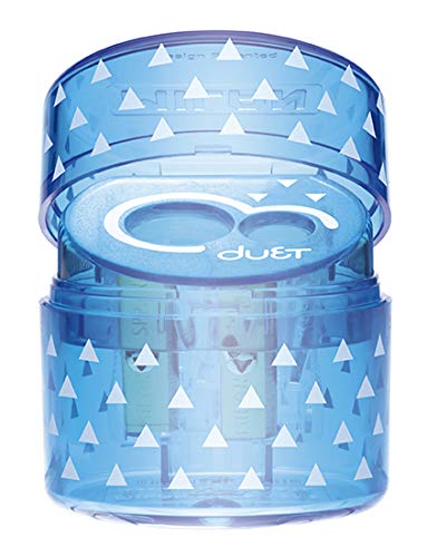 Image secondaire de Blister sacapuntas Duet Look azul con 2 gomas 430