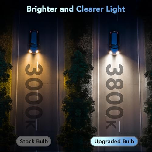 Image of 9006 /HB4 Halogen Headlight Bulbs, 12V 55W, 3800K Warm White, Road Legal, OEM-Grade High Performance, Upgraded Brightness, High /Low Beam Light Bulb Replacement, Long Life, Plug and Play, 2 Pack