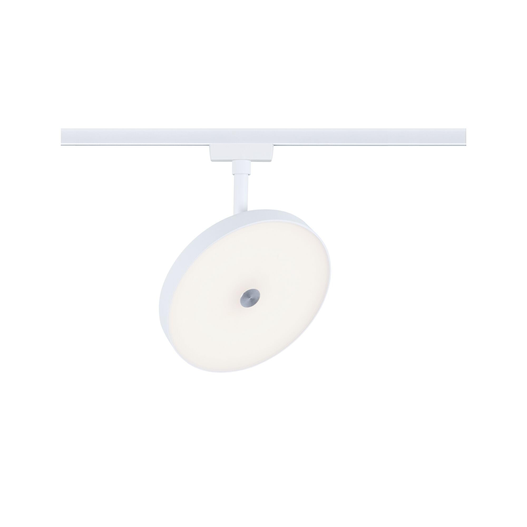 Paulmann 94895 URail Spot sur rail LED 3 Step Dim Hildor 850 lm 15 W 3000 K 230 V blanc signal Système de rail URail