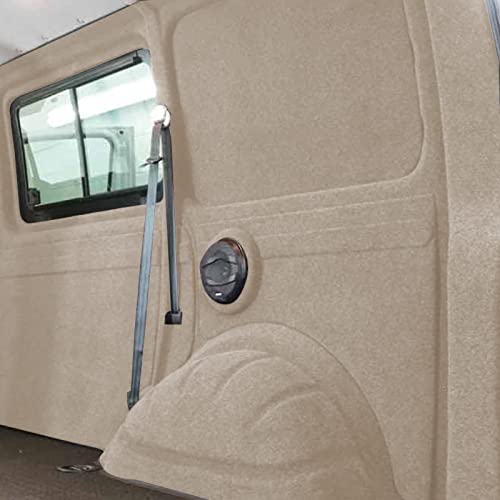 wamovo Innenverkleidung Filz Beige Ausbau universell passend für Campingbus, Kastenwagen (Verschiedene Größen) (Beige (5x2m))