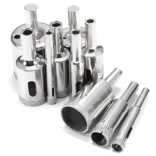 Set 10 pcs Brocas Diamante para Vidrio Cerámica Madera miniatura 1