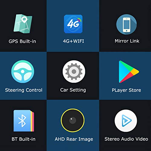 Auto radio, GPS de voiture Android 10, Navigation stéréo Radio automatique de lecteur multimédia pour Peugeot 107… - Image 6