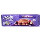 Milka Trauben Nuss 300g (Milk Chocolate w/ Nuts and Raisins 10.6oz)