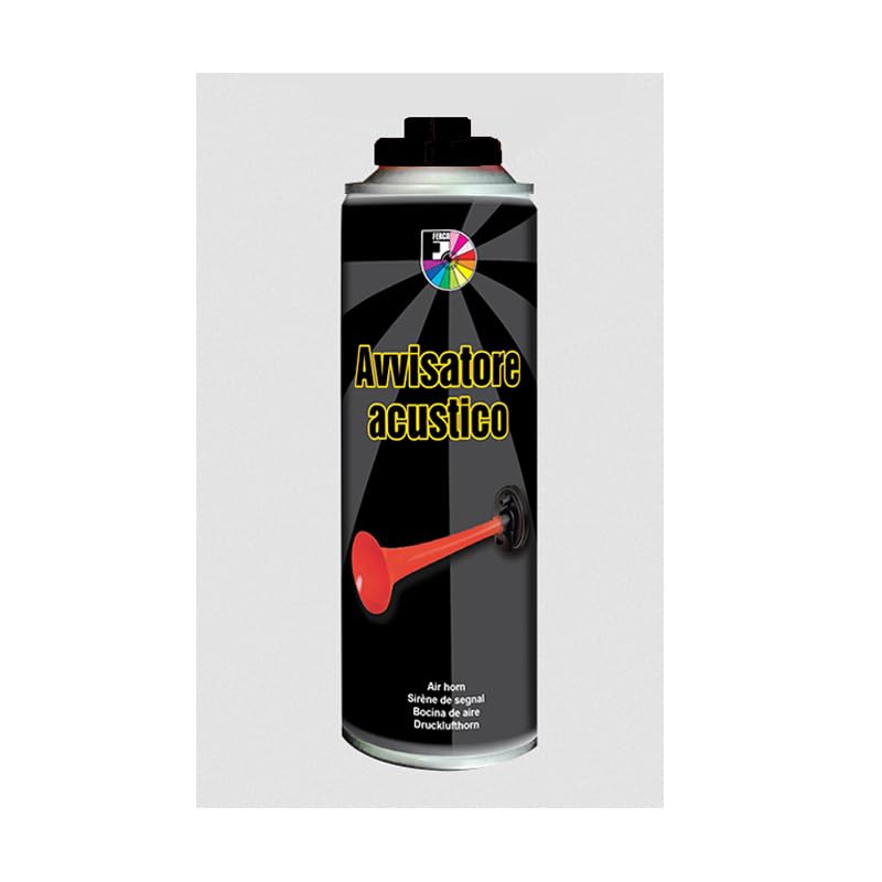 Piro89 - Ricambio per Tromba a Gas - 3 bombolette da 300 ml di Ricambio, per Eventi Sportivi