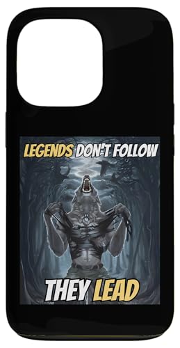 Legends Don't Follow They Lead Funny Alpha Wolf Meme X}zP[X iPhone 13 Pro p