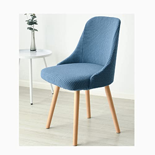 XGANGM Curved Bar Swivel Dining Chair Covers Slipcover with Armrest Back Set of 1/2/4/6 Kitchen/Dining/Living Room Counter Chair Slipcover Bar Stools Height Chair Protector Covers,F,1PC