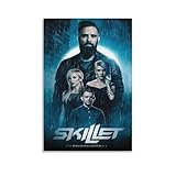 Skillet-band-Singer-Band-Cover-A Canvas Poster Bedroom Decoration Landscape Office Valentine's Birthday Gift Unframe-style16x24inch(40x60cm)