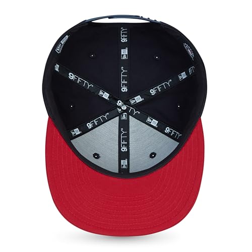 New Era Atlanta Braves MLB Essentials Navy Red 9Fifty Snapback Cap - S-M (6 3/8-7 1/4) 3