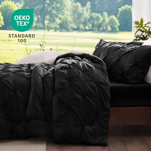Image of BEDELITE Twin Comforter Set Black,Lightweight & Soft Comforter