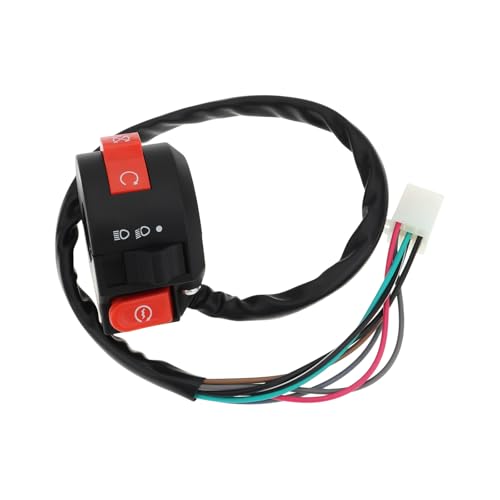OTOTEC Interrupteur de Guidon pour Quad Prise Femelle 7 Fils Démarrage Arrêt Feu Stop Starter modèles 50-125 Cm³ 53cm Compatible avec Taotao