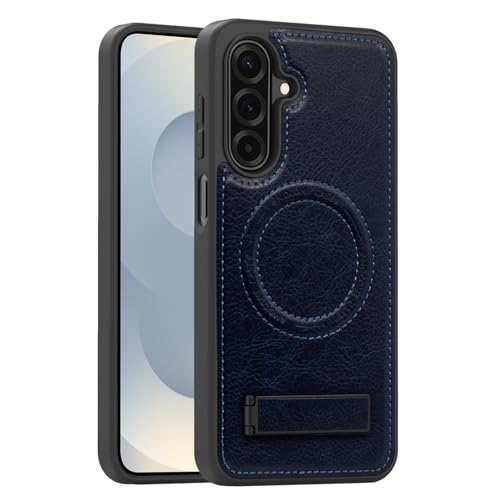 Image of Lunivop for Samsung Galaxy A17 5G Phone Case 6.7 inch PU Leather Blue