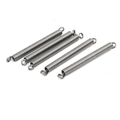 Aexit 0.7mmx5mmx60mm 304 Stainless Steel Springs Silver Tone 5pcs (0fca57bf2736c01376dfb49c1fc114a0)