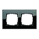 Gira 021205 021205 Rahmen 2-fach Esprit Glas, schwarz
