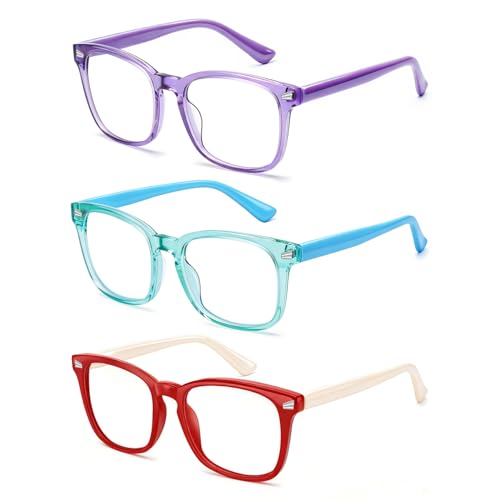 Image of Blue Light Glasses for Kids Girls Boys Anti Glare Blue Light Blocking Glasses for Computer Eye Strain Screen Glasses
