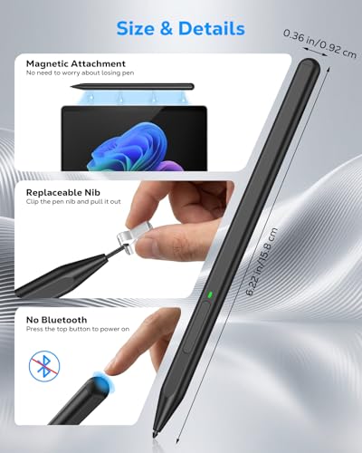Stylet numérique pour Microsoft Surface Pro et ordinateur portable convertible ASUS - 7