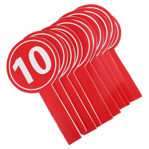 Tableros de puntuación HEMOTON 10 unidades rojo espuma