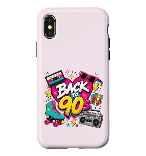Back to 90s �m�X�^���W�A ���[���[�X�P�[�g ���W�J�Z 90�N�� �X�}�z�P�[�X iPhone X/XS �p