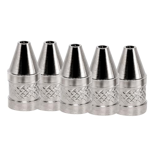 ohohulo 5Pcs 1.6mm/1.2mm Nozzle Iron Tips Metal Soldering Welding Tip for Electric Vacuum Solder Sucker Desoldering Pumps Weldin