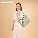 Montana West Tote Bags for Women Medium Top Handle Satchel Purses Large Shoulder Handbag Hobo Bags Green MWC-323GN